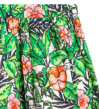 Kenzo Nederdel - Mint Green m. Blomster/Hulm?nster