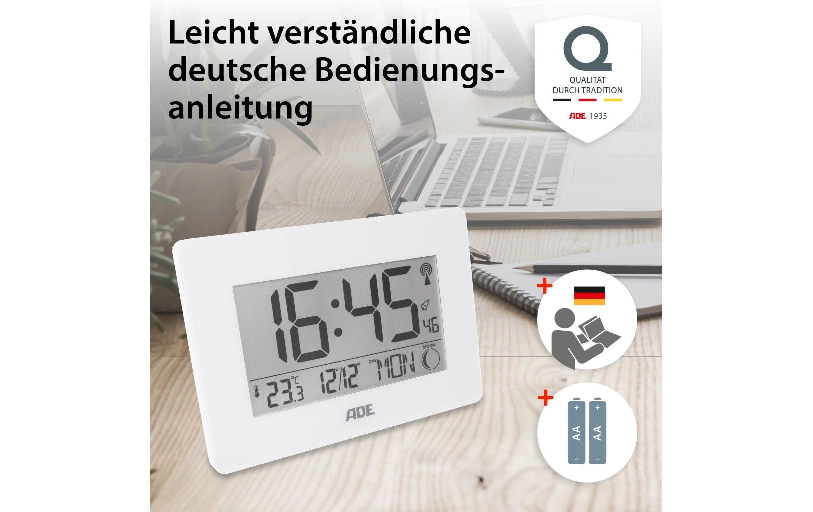 Funkuhr XXL-ZiffernDigitaler Funkwecker