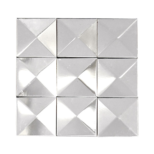 9 miroirs à facettes L.5 x l.5 cm Colours