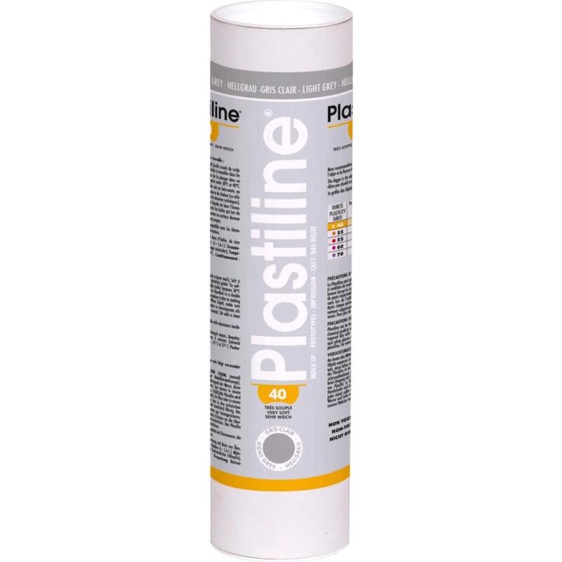 1 kg de plastiline dureté 40 - Gris clair