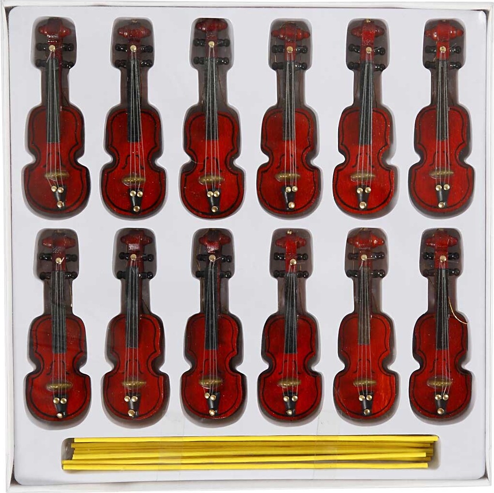 Violin - L 8 CM - 12 Stk
