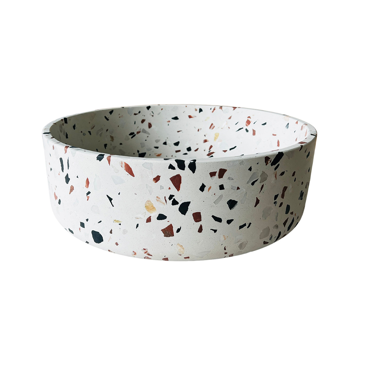 Saniclear Terrazzo waskom rond 38x13cm