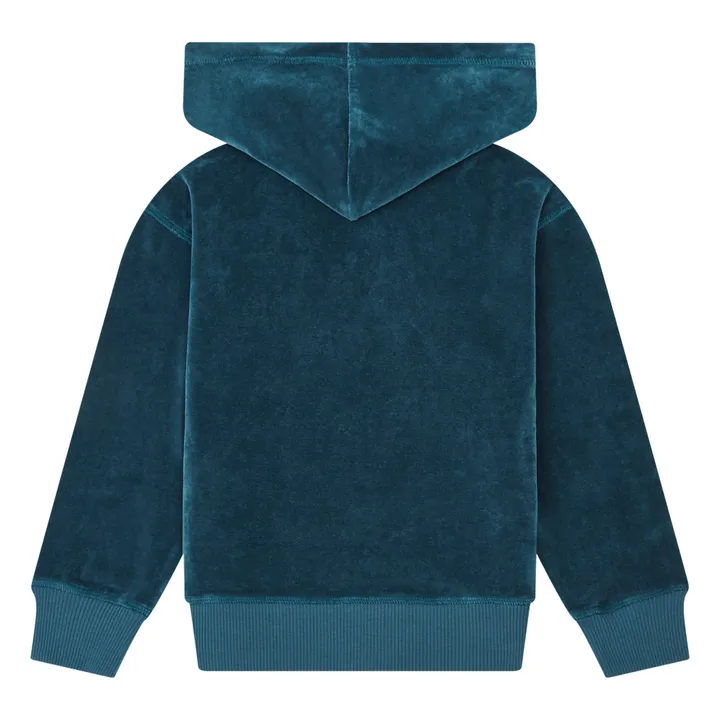 SMALLABLE BASICS Hoodie en Velours Garçon | Océan