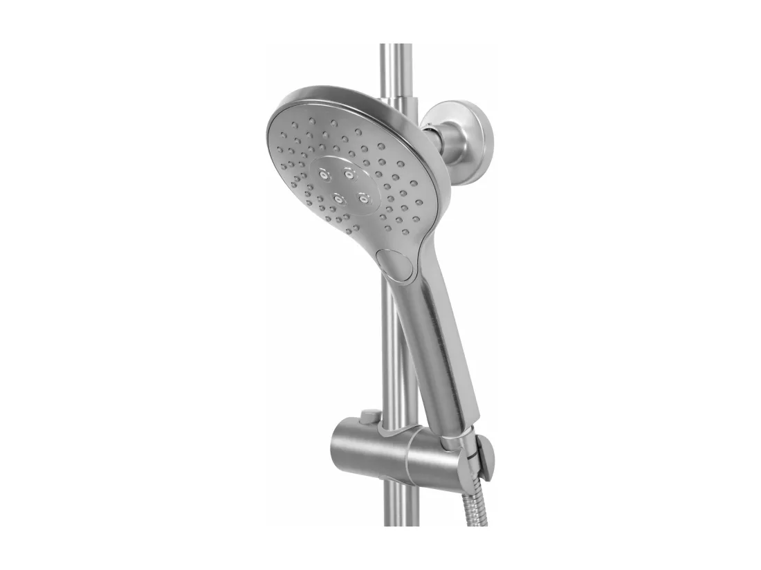 Kit De Douche Avec Thermostat Rea Vincent Termostat Brush Nickel