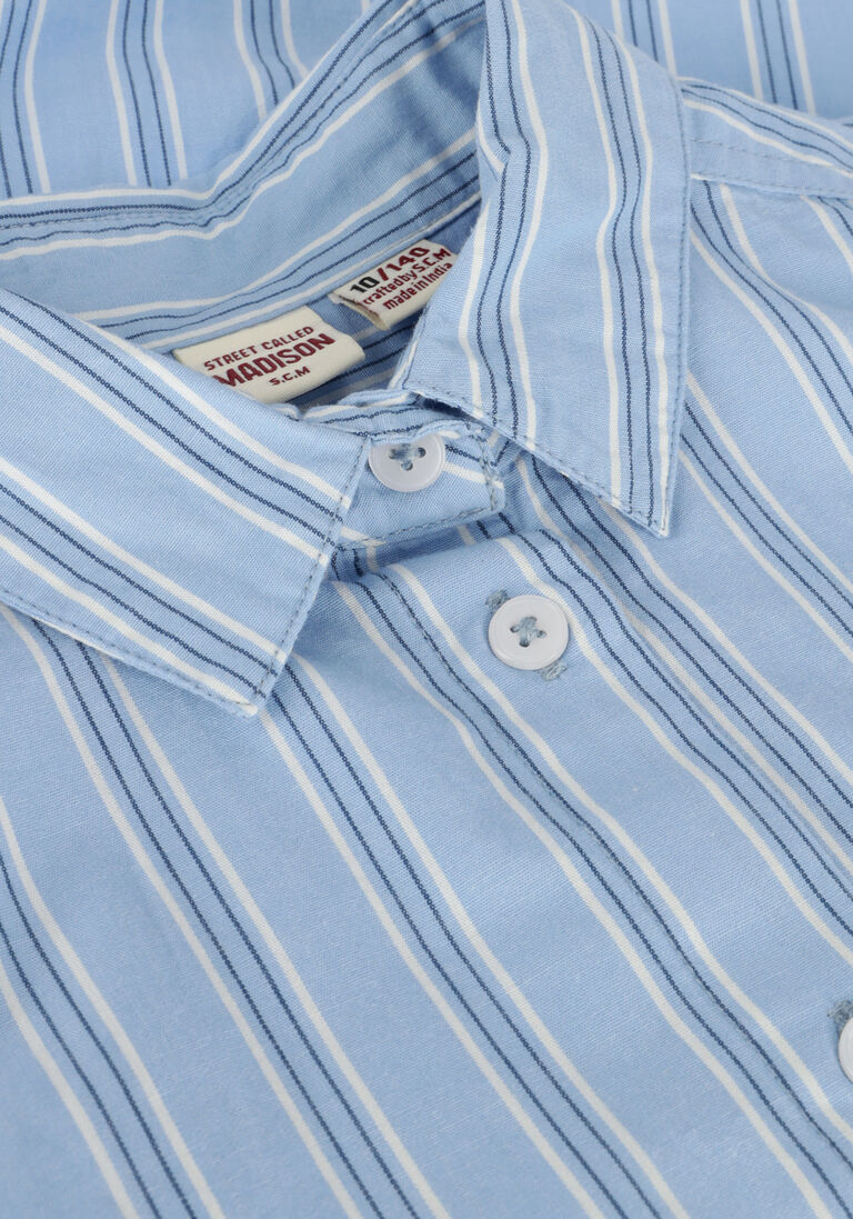 STREET CALLED MADISON blauw/wit gestreepte street called madison casual overhemd joel