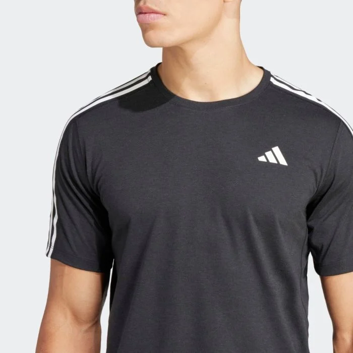 adidas Herre T-shirts Own The Run E 3S T-shirt Sort