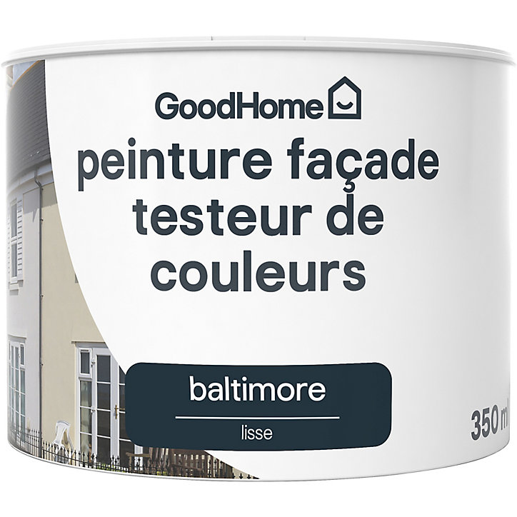 Testeur Peinture extérieure façade Baltimore GoodHome ton pierre mat 350ml
