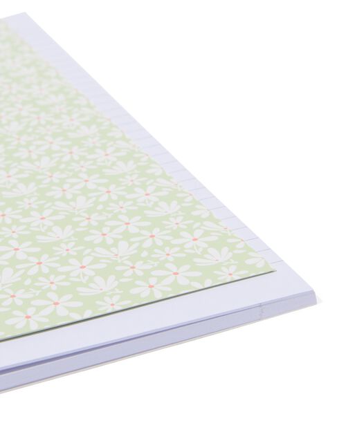 carnet 25.5x18 fleurs