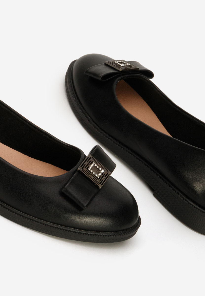 Ballerines femme noirs Sidiona