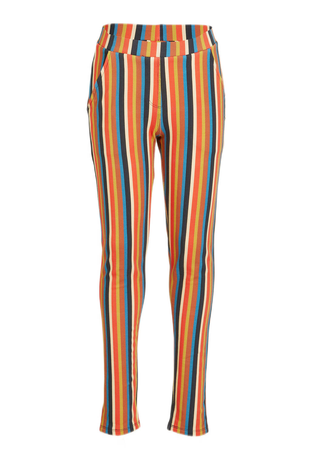 Chaos-and-Order gestreepte legging roze