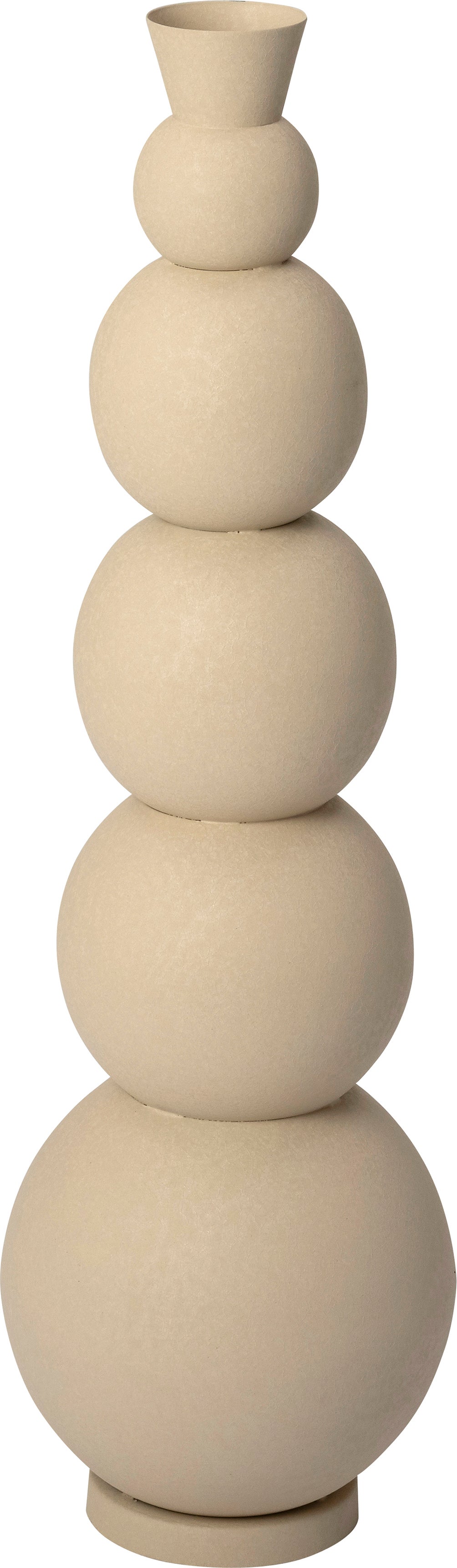 Intratuin vaas Jacky beige D 20 H 76 cm