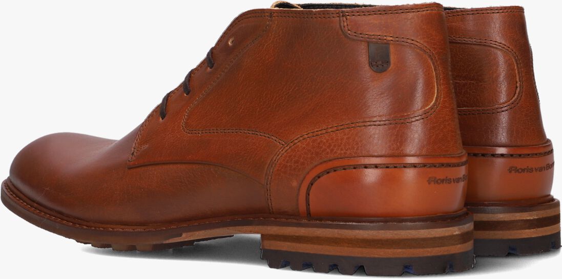 FLORIS VAN BOMMEL cognac floris van bommel nette schoenen sfm-50141