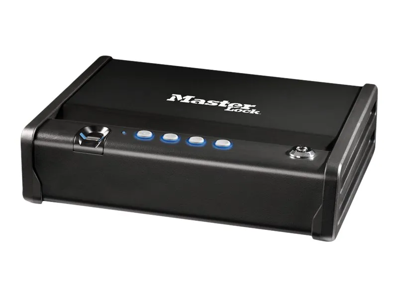 Master Lock No. MLD08EB - Pengeskab - solidt stål - sort