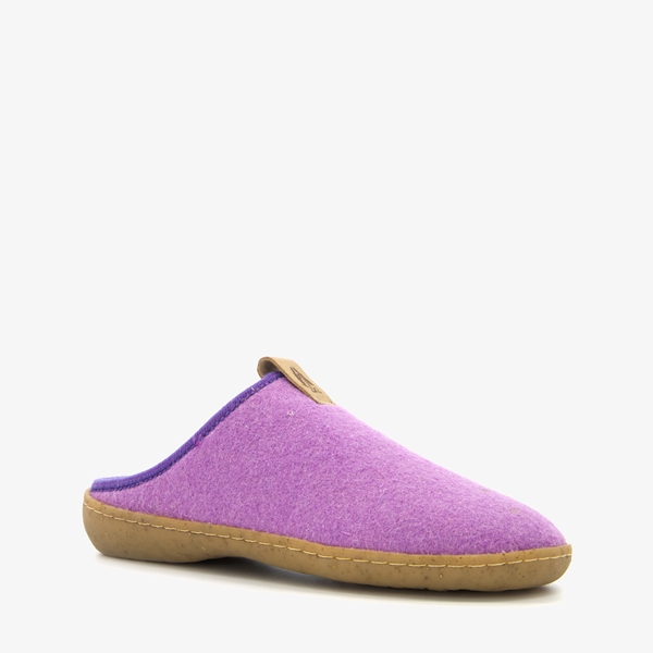 Hush Puppies wollen dames pantoffels lila