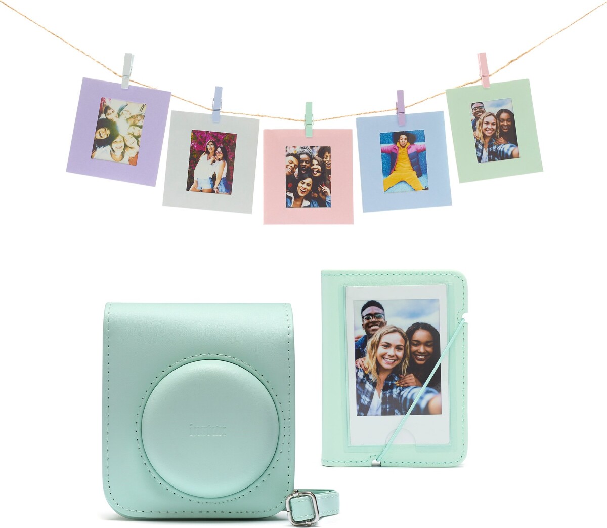 Fujifilm - Instax Mini 12 Instant Kamera - Lysegrøn