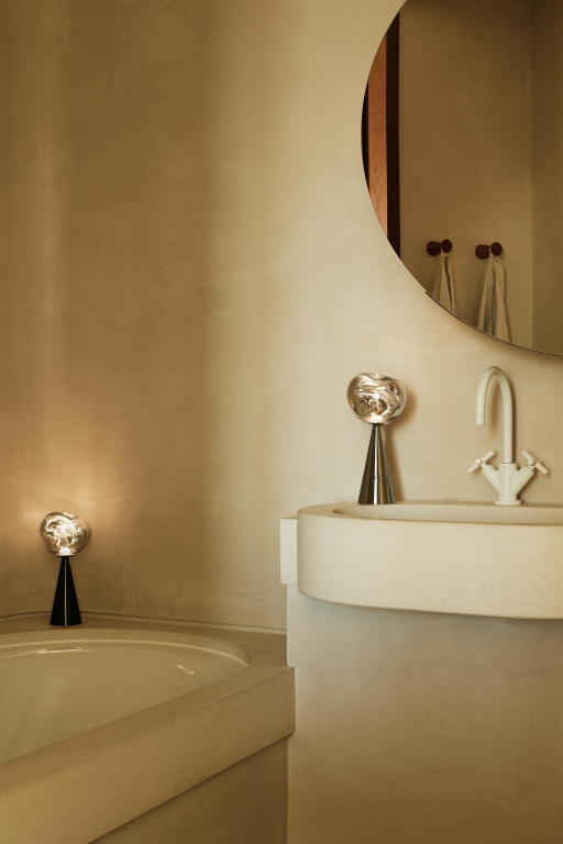 Tom Dixon Melt tafellamp LED oplaadbaar goud