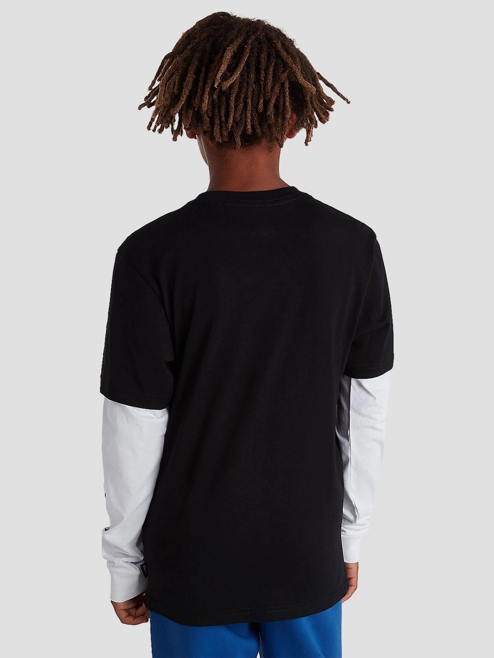Vans Long Check Twofer Kids Longsleeve T-Shirt black
