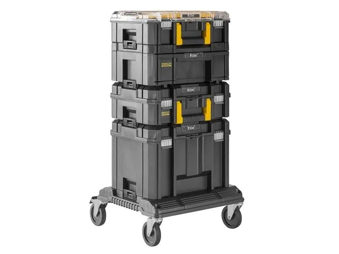 Stanley FMST1-80107, Værktøjskasse, Sort, Gul, 51,49 L, 100 kg, 486 mm, 436 mm