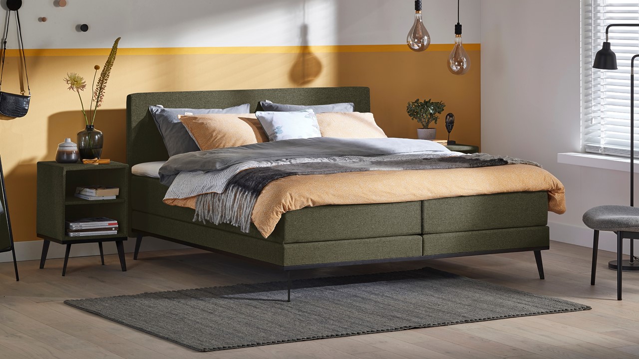 Boxspring Viggo adore groen