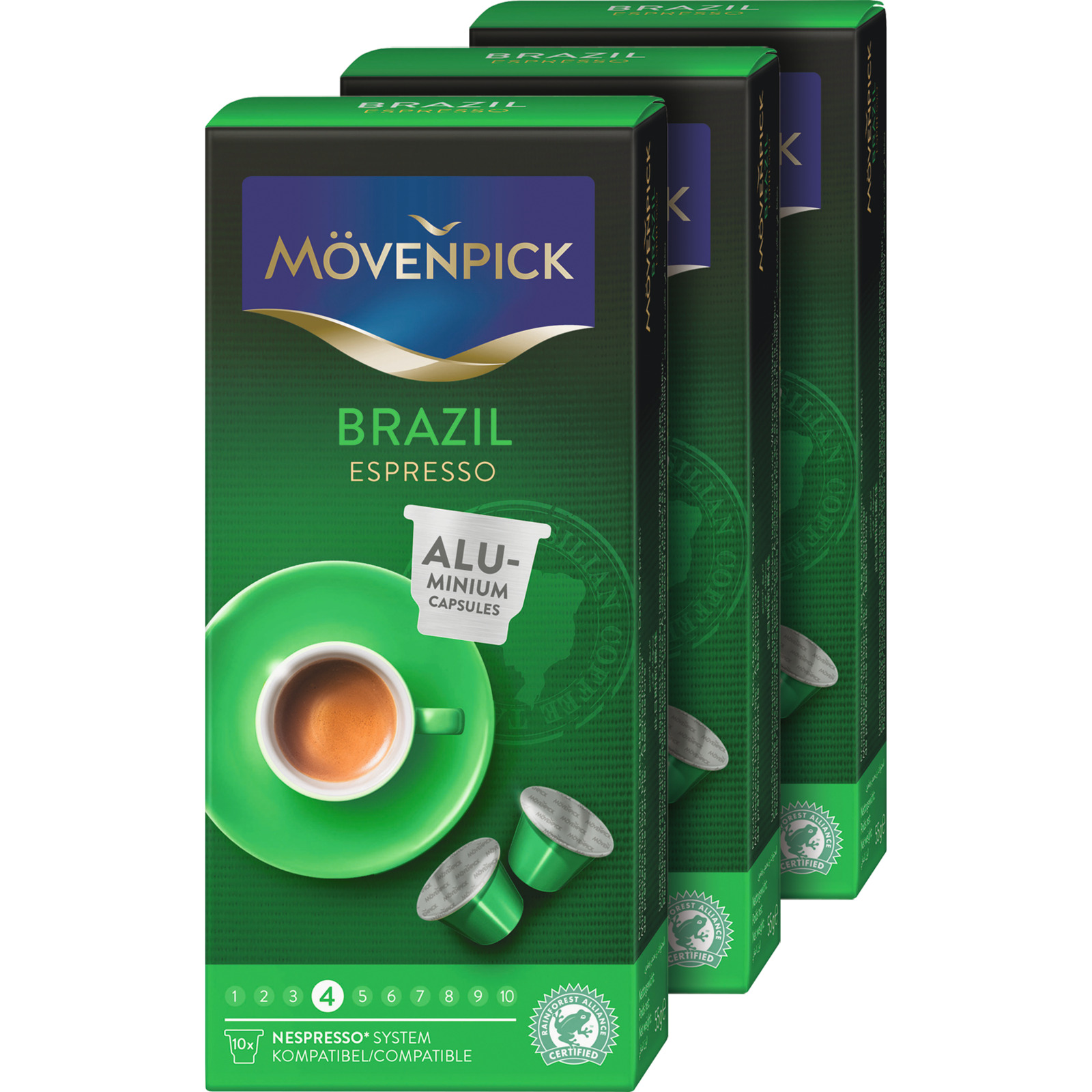 Mövenpick Brazil Trio Packung 159g