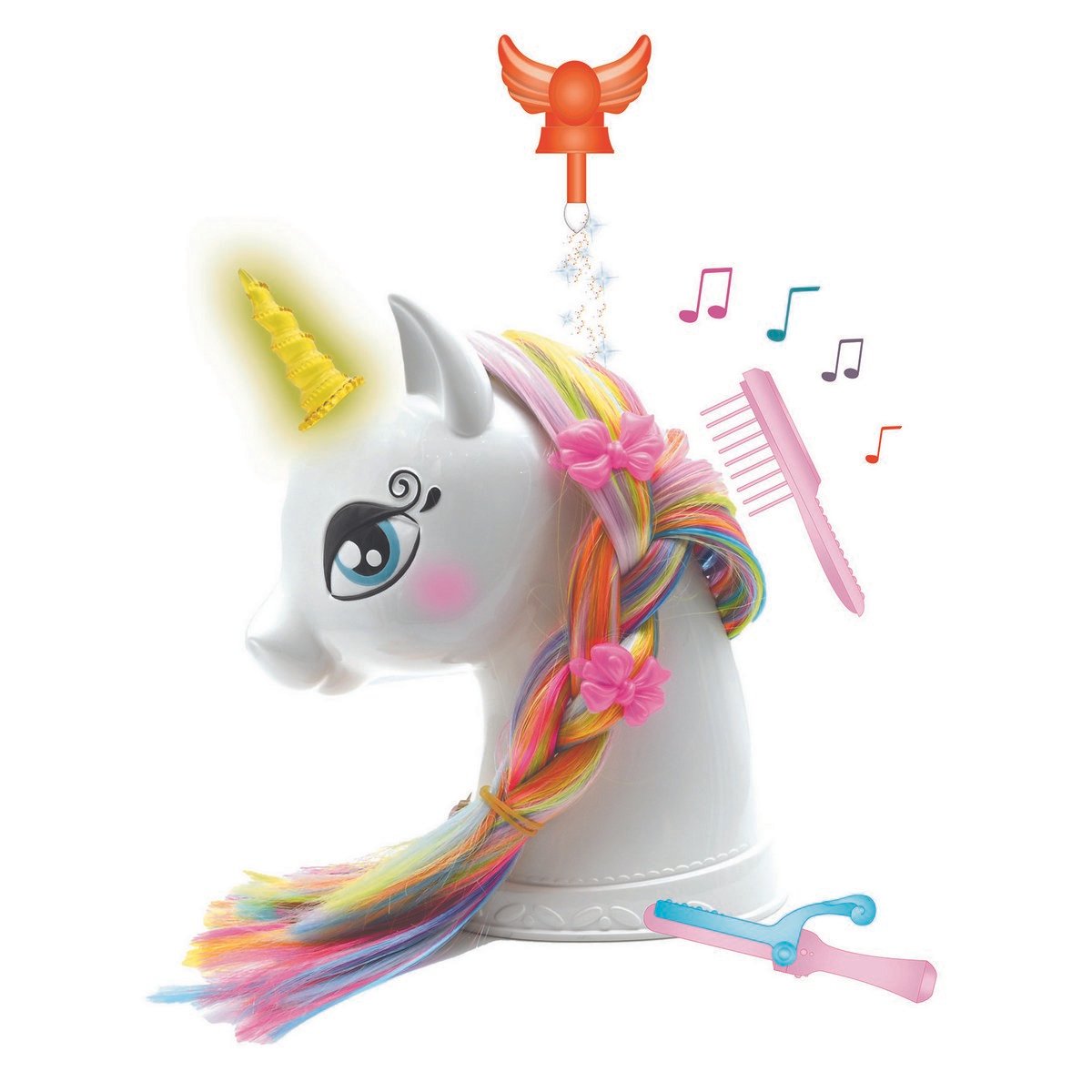 Tête à coiffer licorne