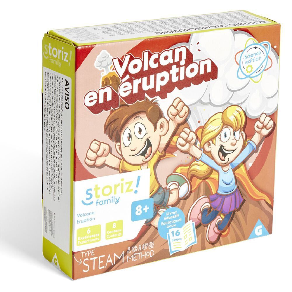 Jeu volcan en éruption