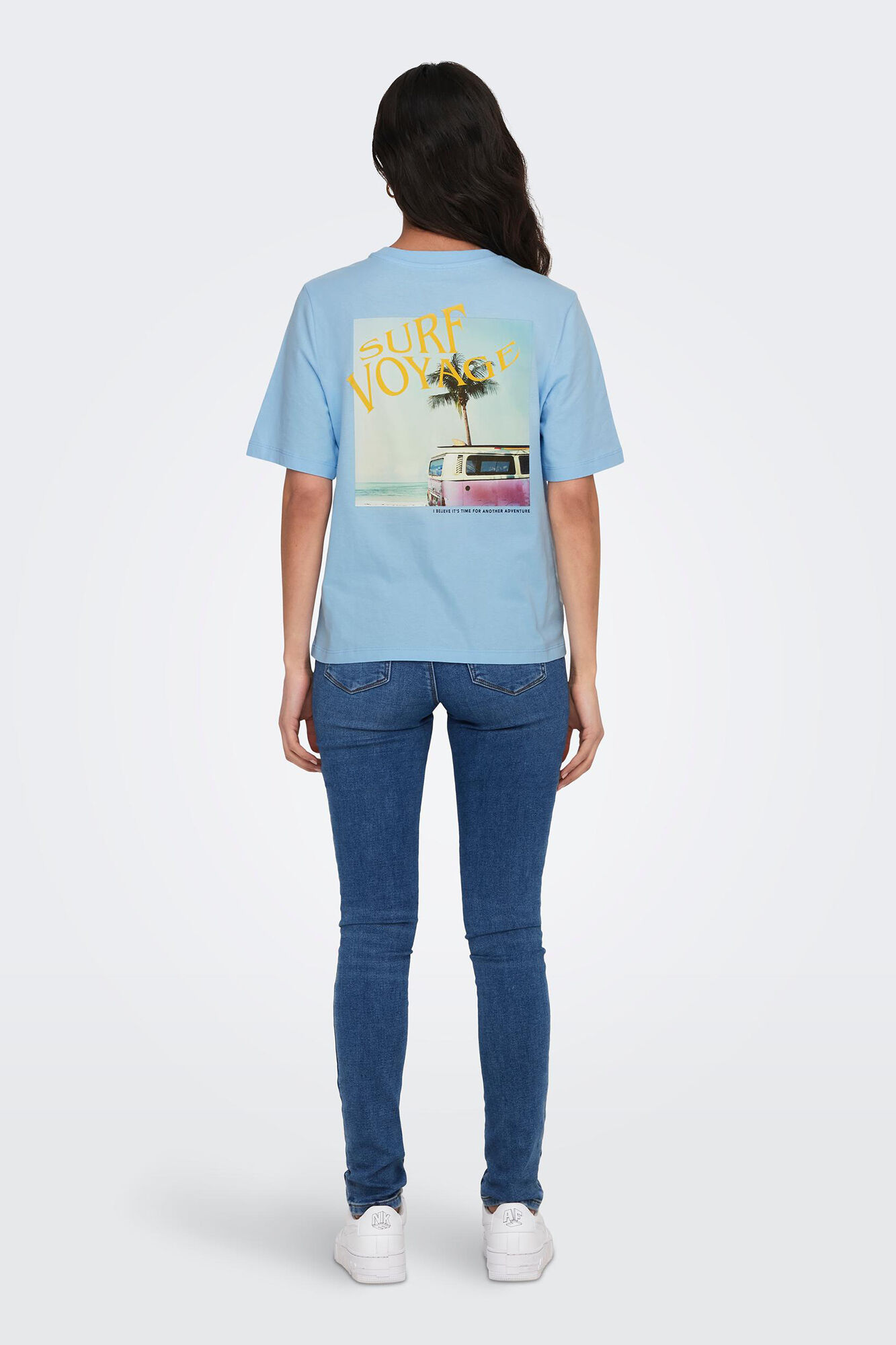 Camiseta de manga curta com estampa
