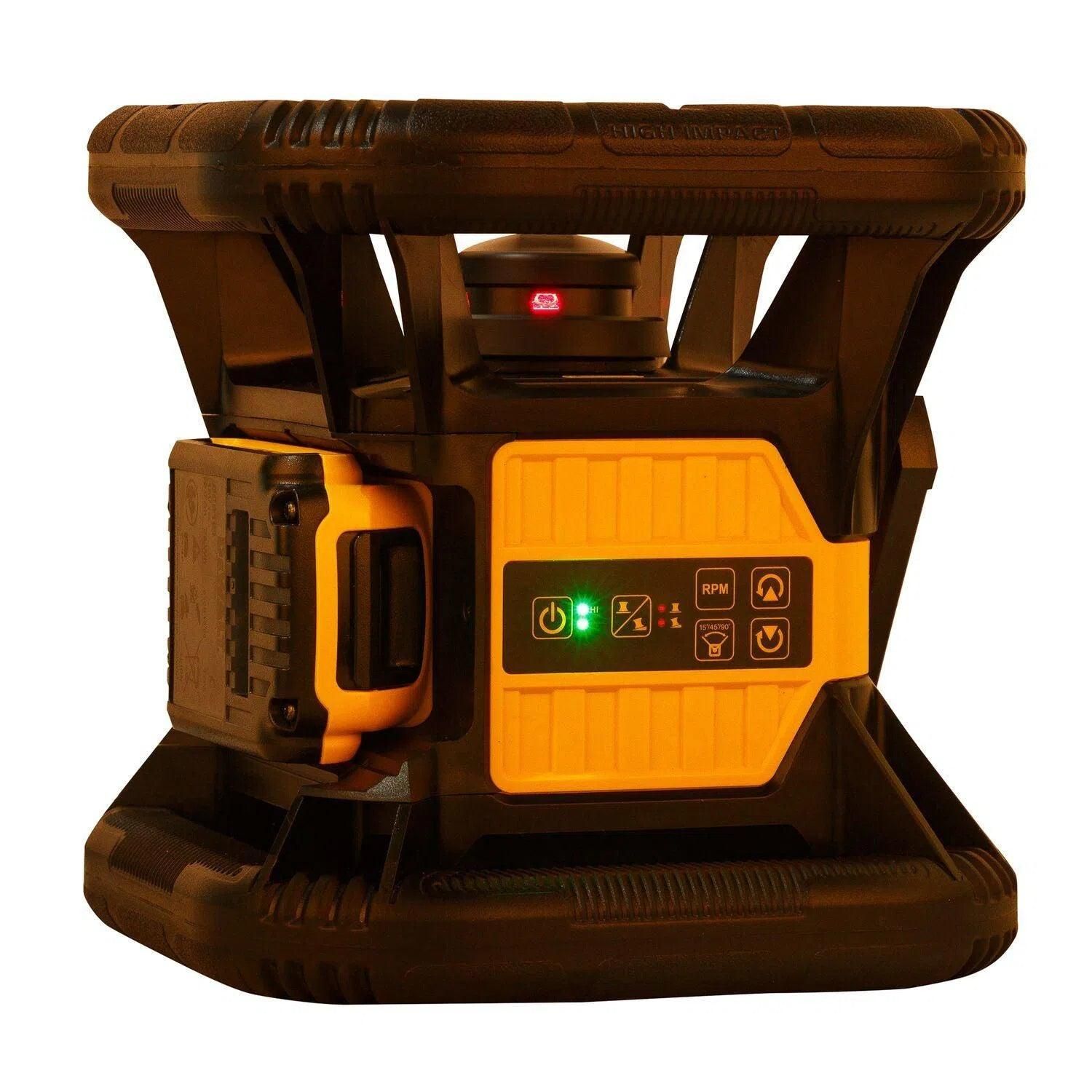 DeWALT DCE074D1R-SET Volautomatische roterende laser rood   statief   meetlat 18V XR 2.0Ah in TSTAK