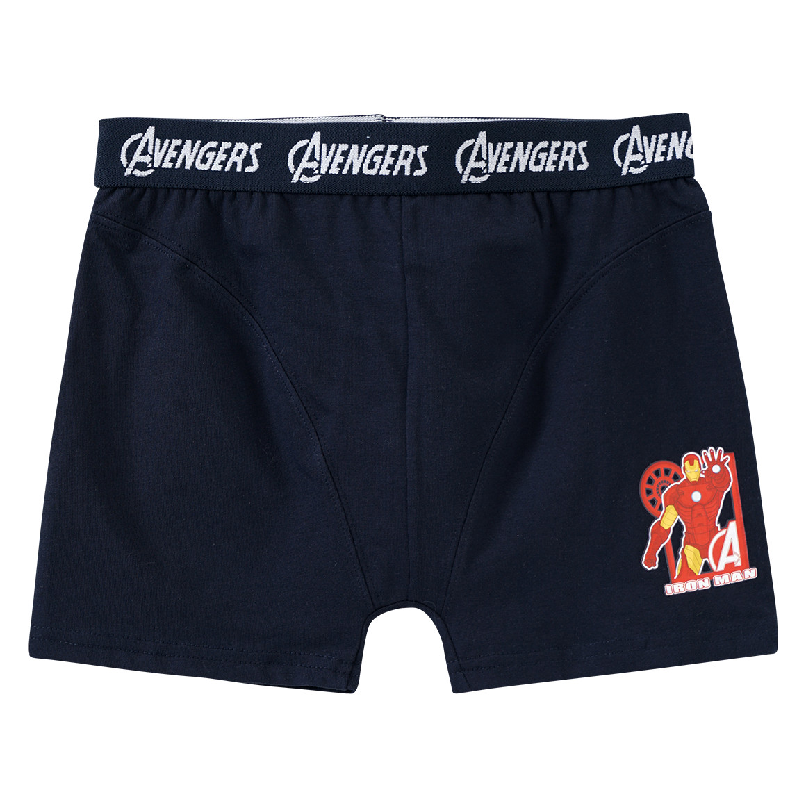 Topolino 2 MARVEL Avengers Boxer mit Bio-Baumwolle dunkelblau / hellgrau