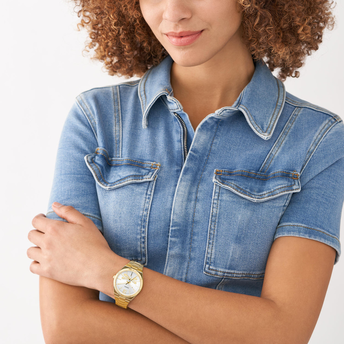 Montre FOSSIL Scarlette femme bracelet acier doré