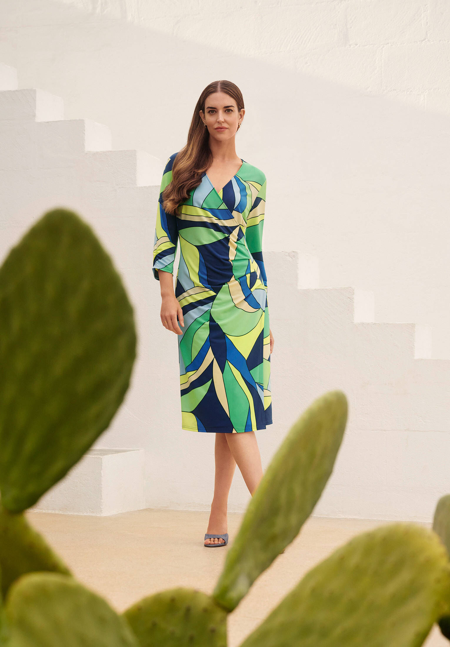 Betty Barclay| Damen Wickelkleid mit 3/4 Arm