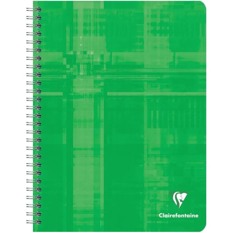 Cahier reliure intégrale 17x22 cm 120 pages grands carreaux - Assortis