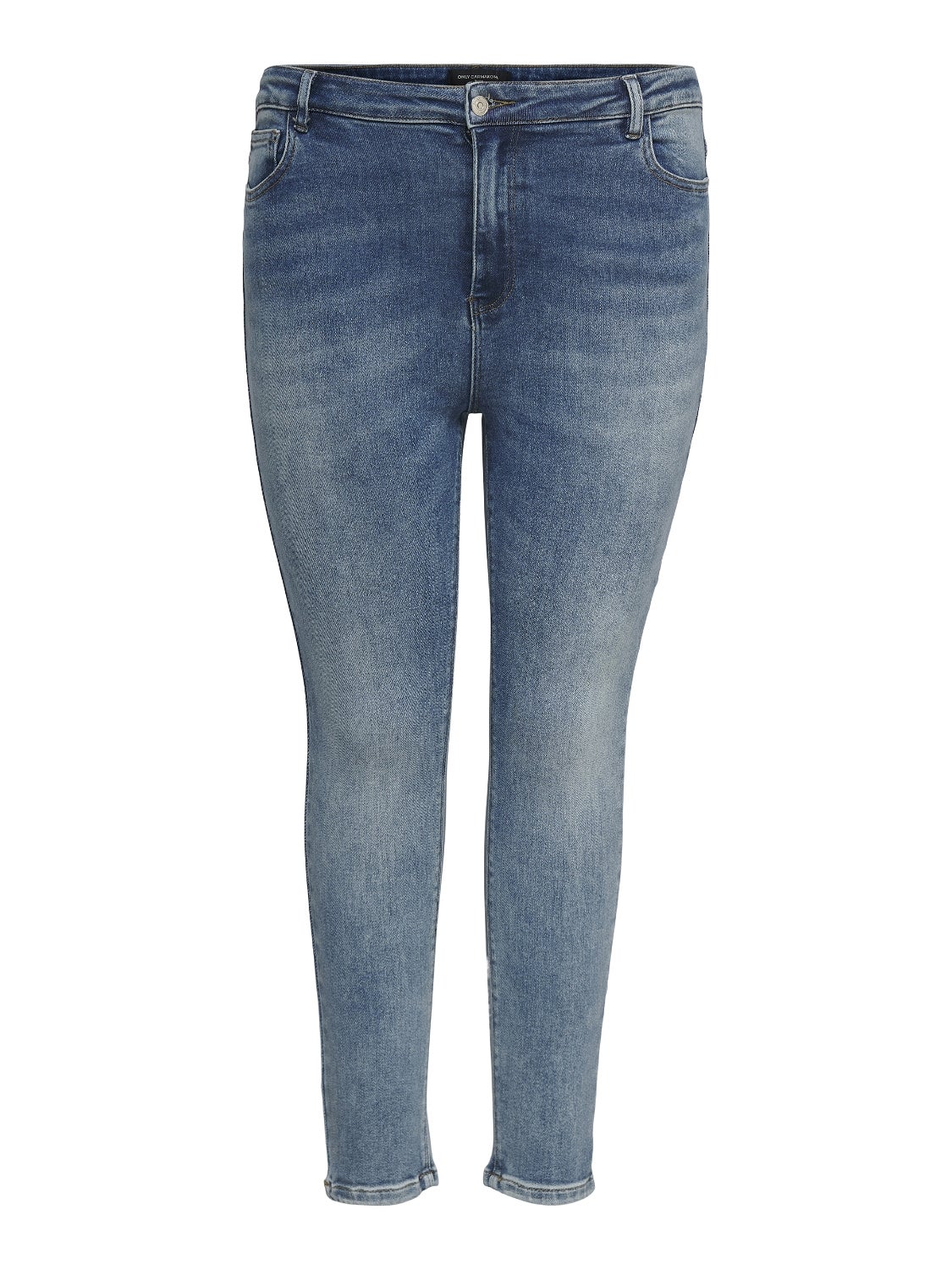 CARKILA Hohe Taille Skinny Fit Jeans Medium Blue Denim