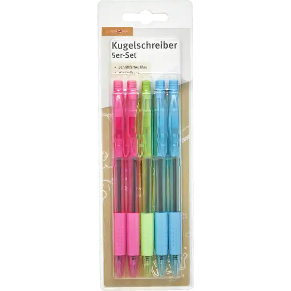 Kugelschreiber 5er-Set