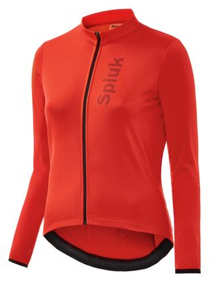 Maillot Manches Longues Femme Spiuk Anatomic Rouge