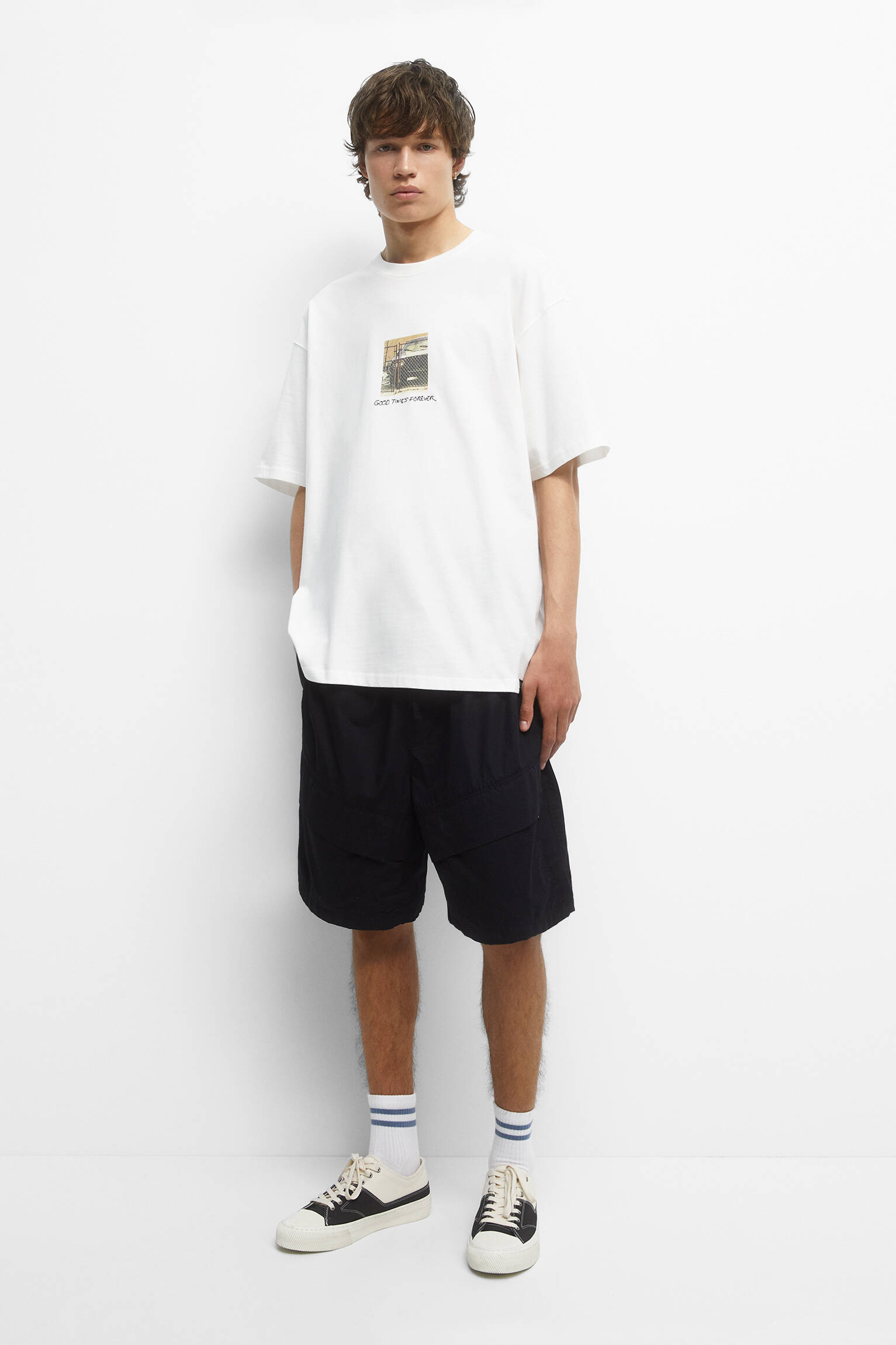 CAMISETA BRANCA STATEN ISLAND - OFF WHITE