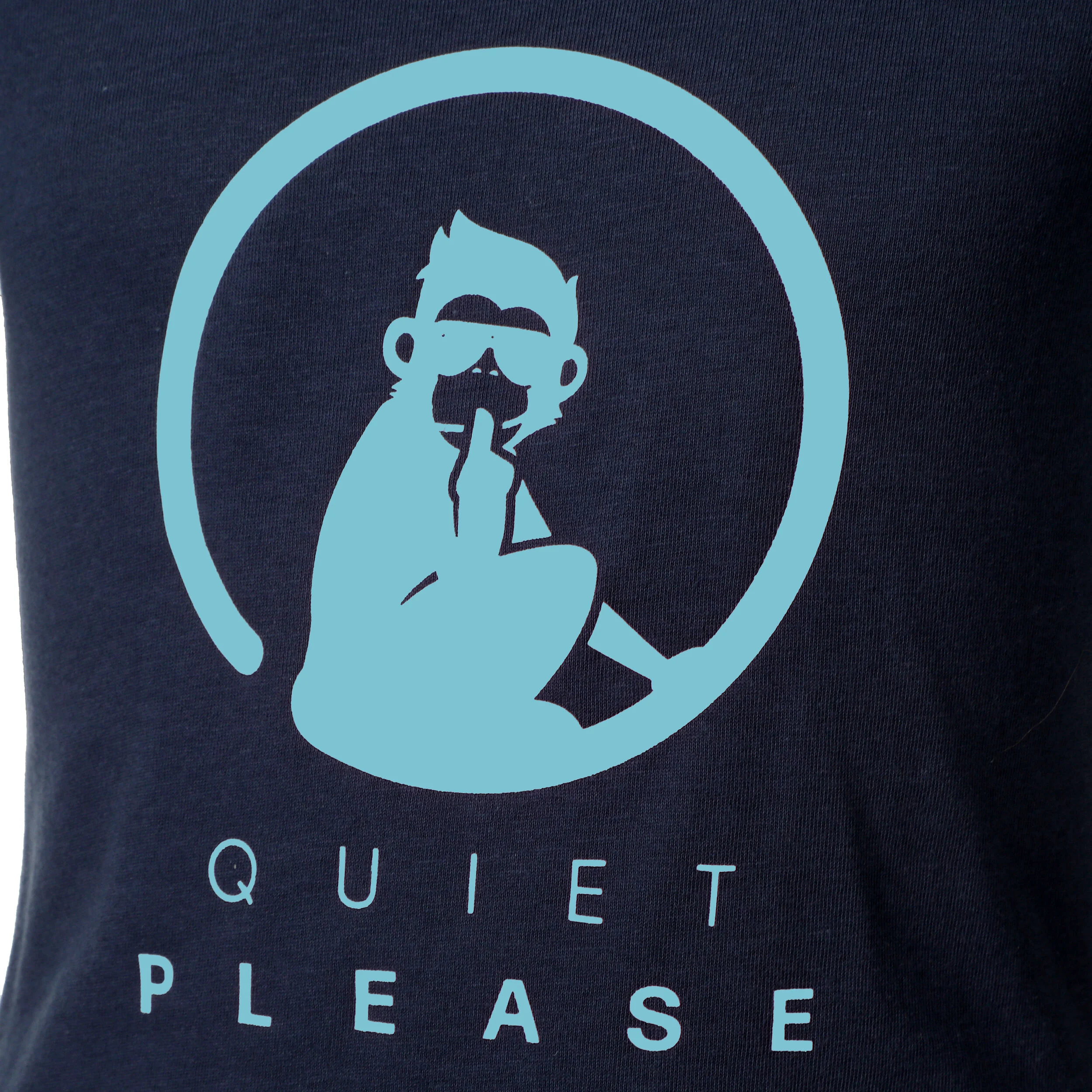 Quiet Please Advantage Logo T-shirt Garçons - Bleu Foncé