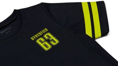 Hyperfied Back Logo T-Shirt, Anthracite