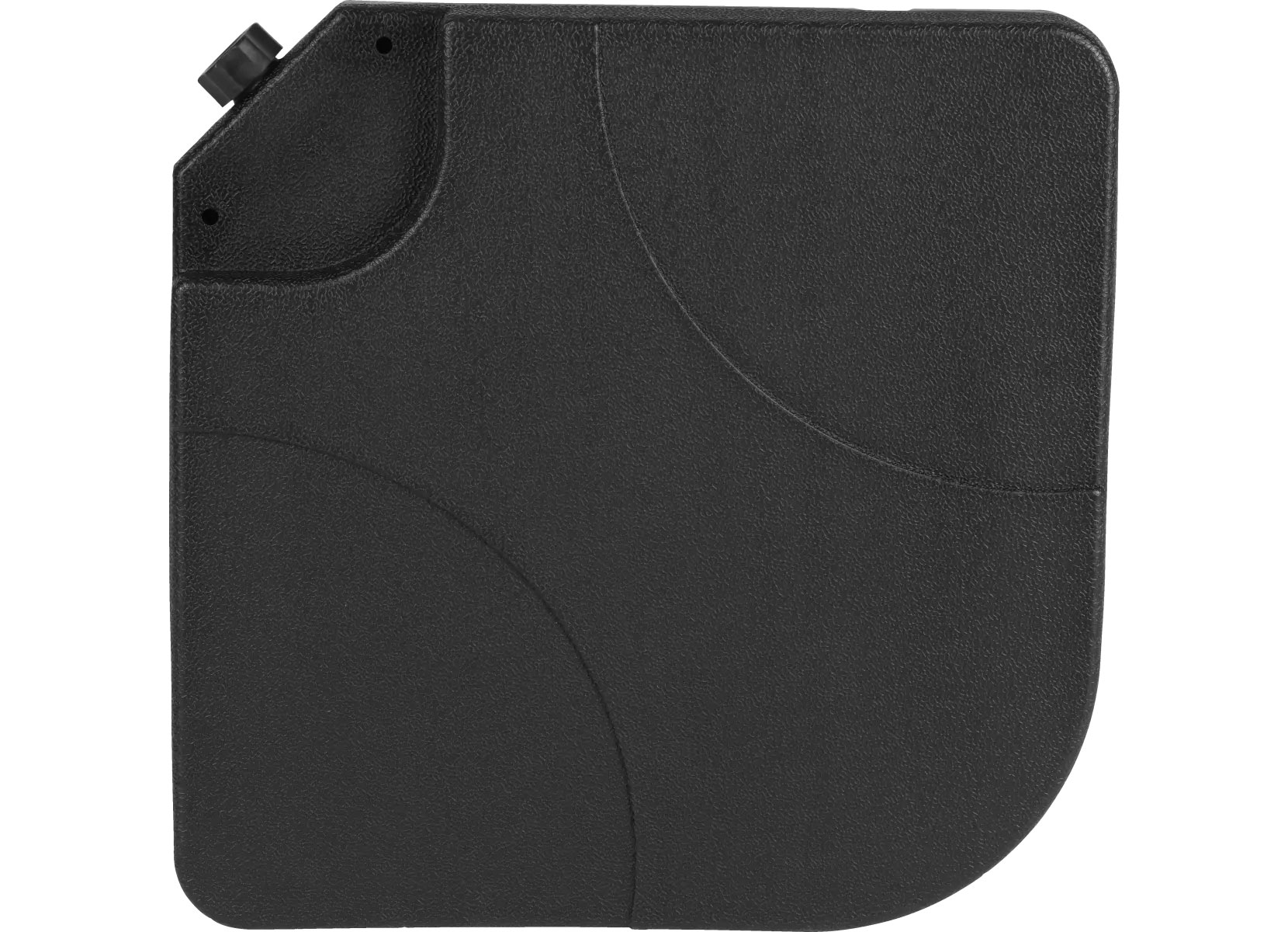 Modulare Ampelschirmplatten 4er-Set Schwarz