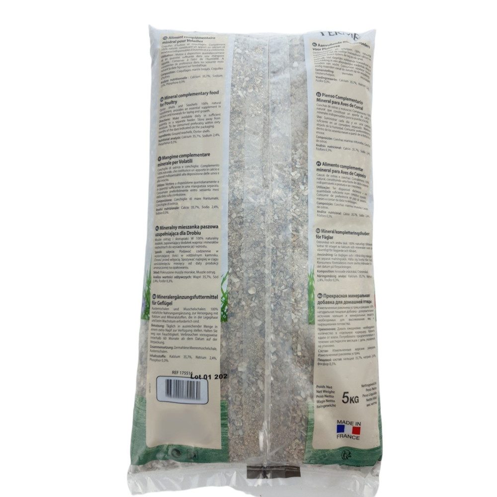 Ecailles complément minéral 5 kg basse cour