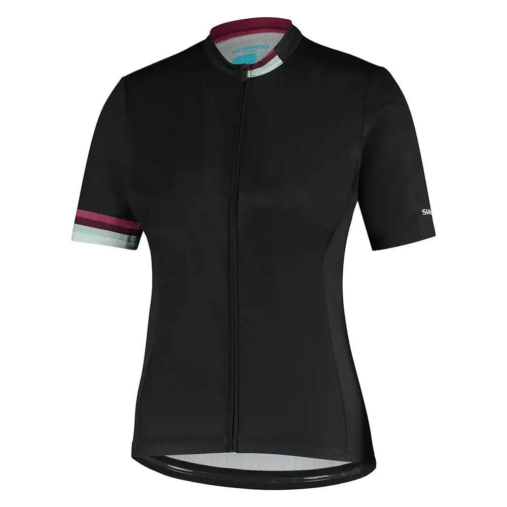 Shimano Mizuki Fietsshirt Korte Mouwen Zwart Dames