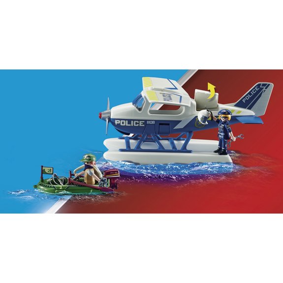 Hydravion de police et bandit - Playmobil City Action 70779