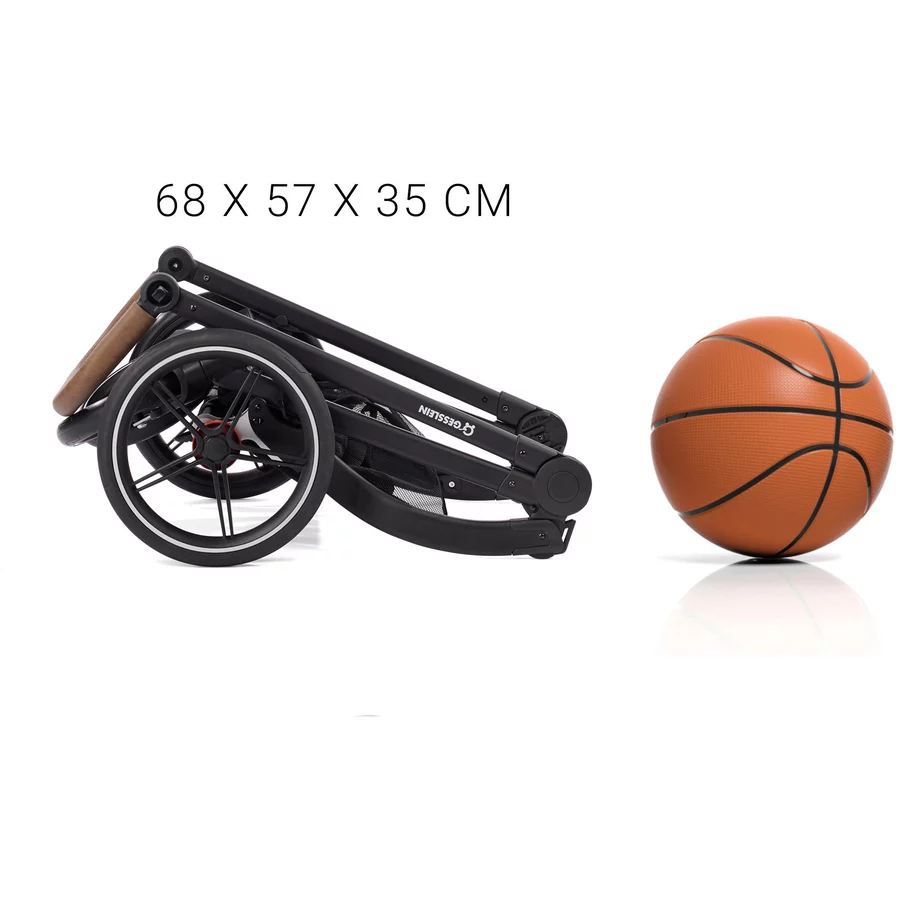 GESSLEIN Kombikinderwagen FX4 Life mit Handbremse, rose