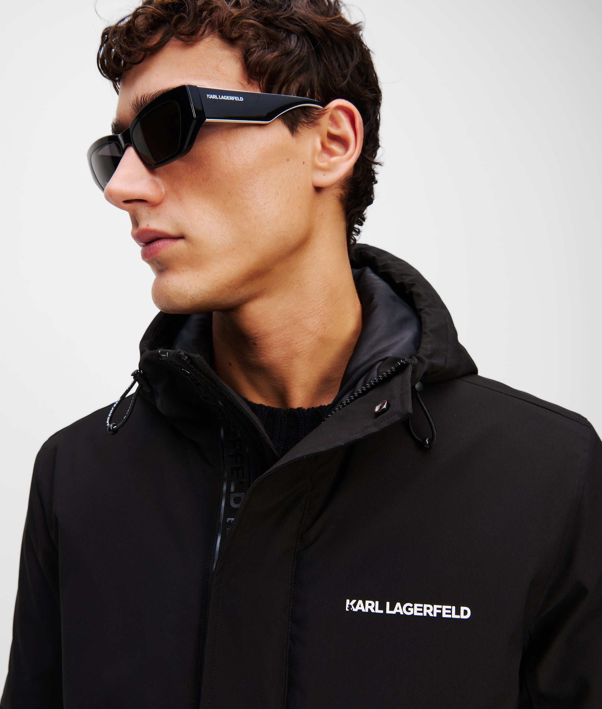 Ultralichte parka met capuchon