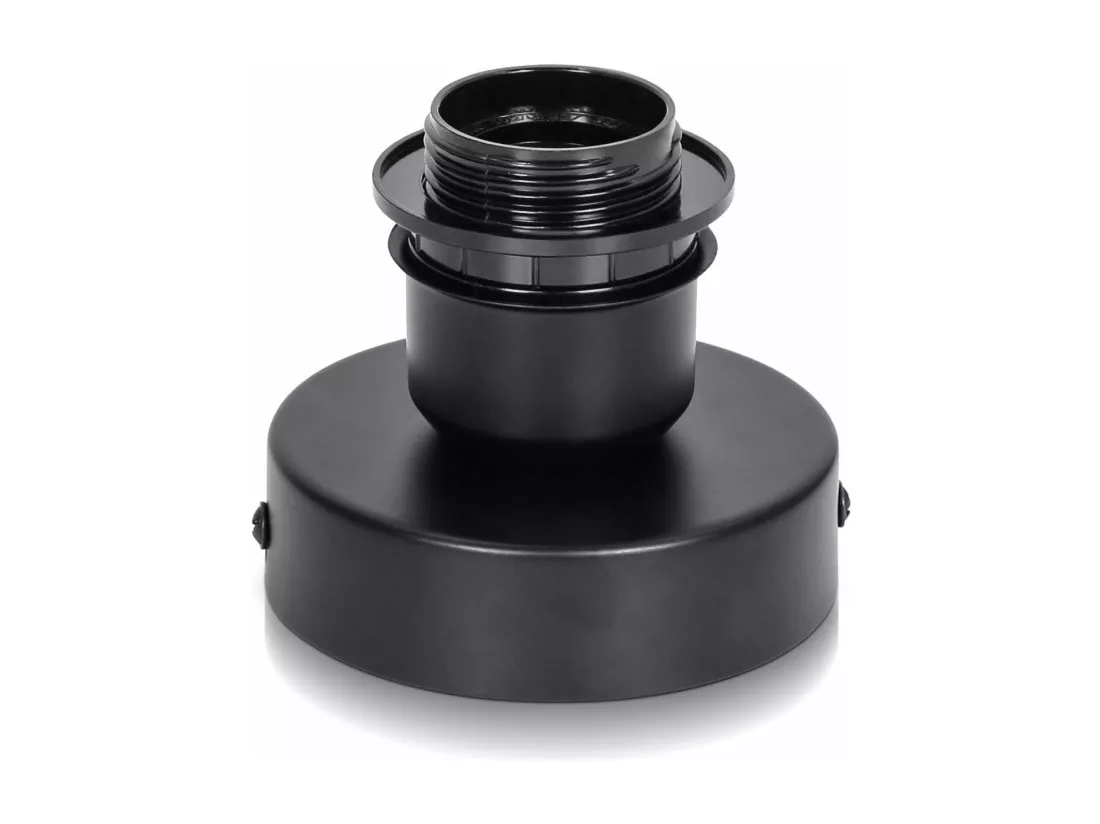 NETTLIFE Plafonnier vintage plafonnier 2 lampes de couloir rétro noir E27 max.40W Sans ampoules