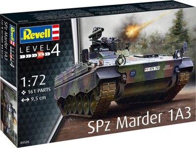 Revell - Spz Marder 1A3 Tank Byggesæt - 1:72 - Level 4 - 03326