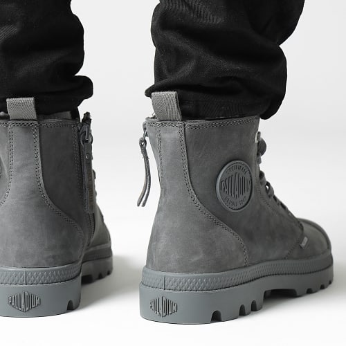 Boots Pampa Hi Zip Nubuck 06440 Grey