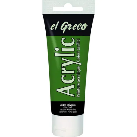 KREUL el Greco Acrylic Olivgrün 75 ml Tube Tube