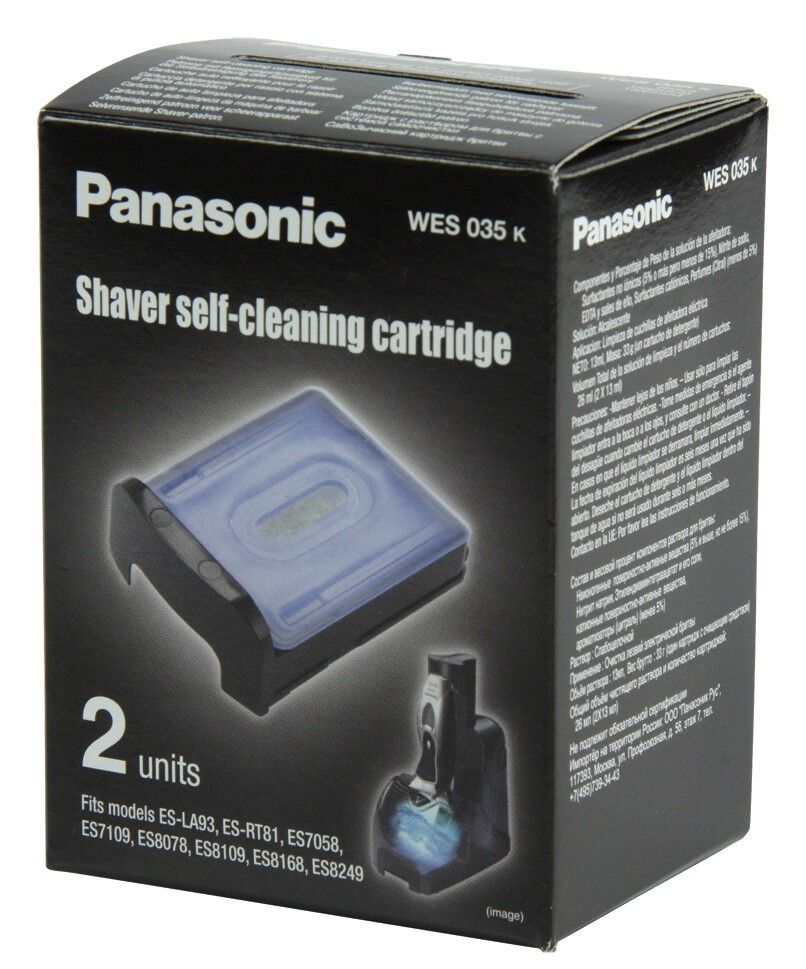 Panasonic WES 035 K503 Reinigungskartusche Zubehör Haarentfernung Herren