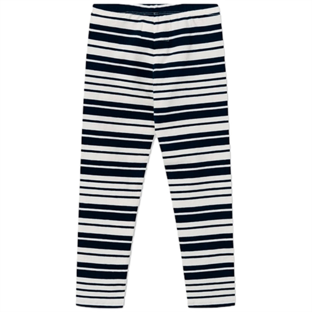 Off White/Navy Stripes Ira Leggings